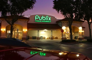 PUBLIX Shopping on property.