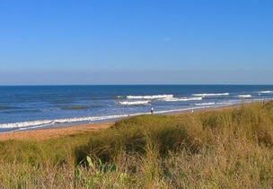 The beach. Pristine.